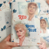 Red White and Royal Blue özel tasarım kitap şömiz – Magiclead book jacket