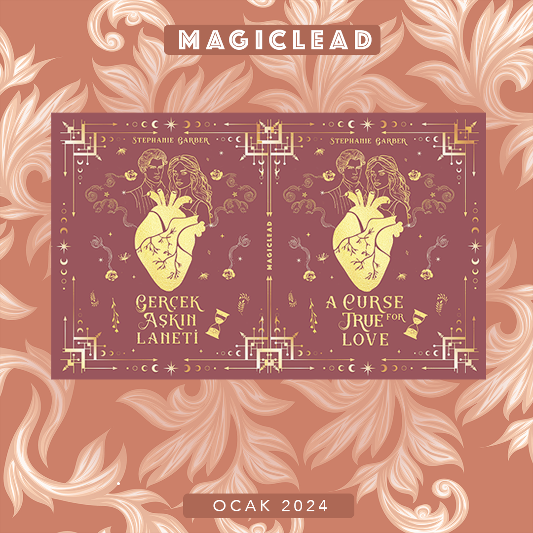 Gerçek Aşkın Laneti özel tasarım kitap şömizi - A Curse for True Love special edition book dust jacket